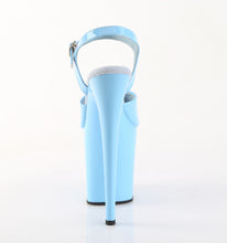 Load image into Gallery viewer, Pleaser FLAMINGO-809 Heels - Light Blue Patent / Light Blue
