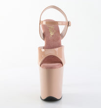 Carregar imagem no visualizador da galeria, Sapatos de salto alto Pleaser FLAMINGO-809 - Verniz rosa blush / Rosa blush
