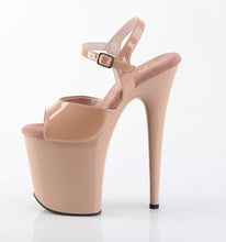 Carregar imagem no visualizador da galeria, Sapatos de salto alto Pleaser FLAMINGO-809 - Verniz rosa blush / Rosa blush
