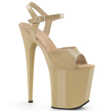 Load image into Gallery viewer, Pleaser FLAMINGO-809 Heels - Cream Patent / Cream
