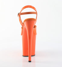 Carregar imagem no visualizador da galeria, Sapatos de salto alto Pleaser FLAMINGO-809 - Verniz laranja / Laranja
