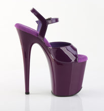 Carregar imagem no visualizador da galeria, Sapatos de salto alto Pleaser FLAMINGO-809 - Verniz roxo / Roxo
