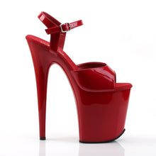 Load image into Gallery viewer, Pleaser FLAMINGO-809 Heels - Red Patent / Red
