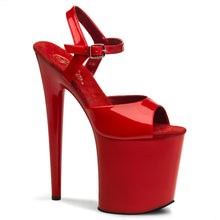 Load image into Gallery viewer, Pleaser FLAMINGO-809 Heels - Red Patent / Red
