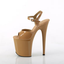 Carregar imagem no visualizador da galeria, Sapatos de salto alto Pleaser FLAMINGO-809 - Verniz toffee / Toffee
