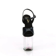 Carregar imagem no visualizador da galeria, Tacones Pleaser FLAMINGO-809HT Negro Holo Charol
