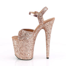 Load image into Gallery viewer, Tacones Pleaser FLAMINGO-810LG Oro Rosa Purpurina
