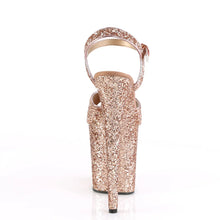 Load image into Gallery viewer, Tacones Pleaser FLAMINGO-810LG Oro Rosa Purpurina
