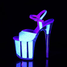 Load image into Gallery viewer, Tacones Pleaser FLAMINGO-810UVG Neon Opal Purpurina
