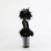 Load image into Gallery viewer, Tacones Pleaser FLAMINGO-824F Transparente Negro Fur
