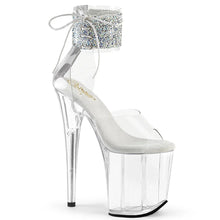 Load image into Gallery viewer, Tacones Pleaser FLAMINGO-824RS-02 Transparente Plata
