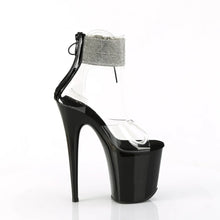 Load image into Gallery viewer, Tacones Pleaser FLAMINGO-824RS Transparente Negro
