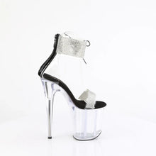 Load image into Gallery viewer, Tacones Pleaser FLAMINGO-827RS Transparente Negro
