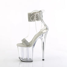 Load image into Gallery viewer, Tacones Pleaser FLAMINGO-827RS Transparente Plata
