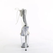 Load image into Gallery viewer, Tacones Pleaser FLAMINGO-827RS Transparente Plata
