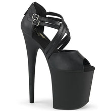Carregar imagem no visualizador da galeria, Tacones Pleaser FLAMINGO-865 Negro Piel Sintética
