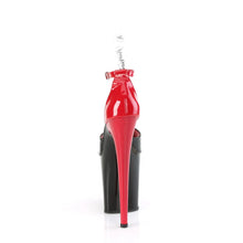 Load image into Gallery viewer, Tacones Pleaser FLAMINGO-868 Negro Rojo Charol

