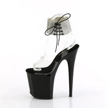 Load image into Gallery viewer, Tacones Pleaser FLAMINGO-891-2RS Transparente Negro

