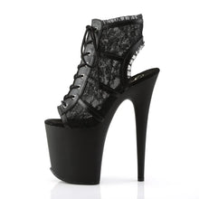 Load image into Gallery viewer, Tacones Pleaser FLAMINGO-896LC Negro Lace Mate
