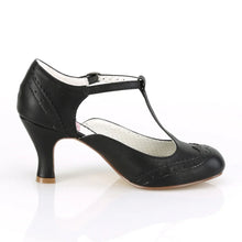 Load image into Gallery viewer, Tacones Pin Up Couture FLAPPER-26 Negro Pu
