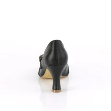 Carregar imagem no visualizador da galeria, Tacones Pin Up Couture FLAPPER-32 Negro Piel Sintética

