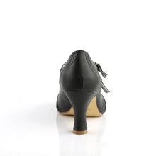 Load image into Gallery viewer, Tacones Pin Up Couture FLAPPER-35 Negro Piel Sintética
