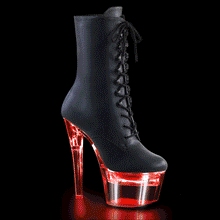 Load image into Gallery viewer, Tacones Pleaser FLASHDANCE-1020-7 Negro Piel Sintética
