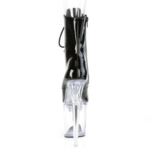 Load image into Gallery viewer, Tacones Pleaser FLASHDANCE-1020-8 Negro Charol Transparente
