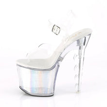 Carregar imagem no visualizador da galeria, Tacones Pleaser FLASHDANCE-708SCH Transparente Plata Hologram
