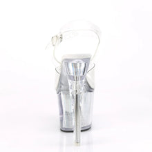 Carregar imagem no visualizador da galeria, Tacones Pleaser FLASHDANCE-708SCH Transparente Plata Hologram
