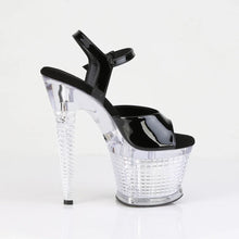 Load image into Gallery viewer, Tacones Pleaser FLASHDANCE-709SPEC Negro Transparente
