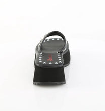 Load image into Gallery viewer, Sandalias Demonia FLIP-05 Negro Piel vegana
