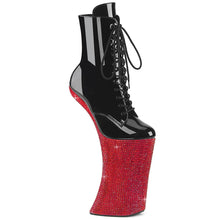 Carregar imagem no visualizador da galeria, Tacones Pleaser FORBIDDEN-1020BEJ Negro Charol Rojo
