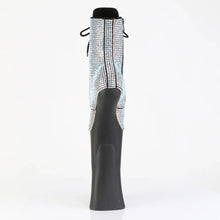 Load image into Gallery viewer, Tacones Pleaser FORBIDDEN-1020RS Plata Negro Mate
