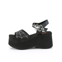 Carregar imagem no visualizador da galeria, Sandalias Demonia FUNN-10 Negro Piel vegana
