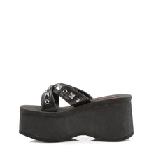 Load image into Gallery viewer, Sandalias Demonia FUNN-29 Negro Piel vegana
