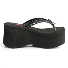 Load image into Gallery viewer, Sandalias Demonia FUNN-33 Negro Piel vegana
