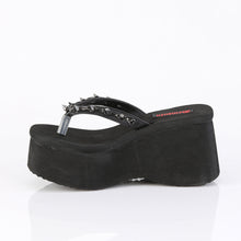 Load image into Gallery viewer, Demonia FUNN-35 Platform Shoes - Black Vegan Leather
