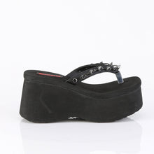 Load image into Gallery viewer, Demonia FUNN-35 Platform Shoes - Black Vegan Leather

