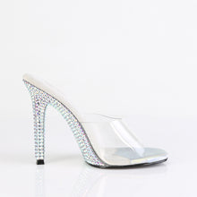 Carregar imagem no visualizador da galeria, Sapatos de salto alto Fabulicious GALA-01DML - Transparente / Strass AB prateado
