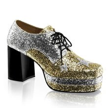 Carregar imagem no visualizador da galeria, Zapatos Funtasma GLAMROCK-02 Plata Dorado Purpurina
