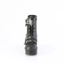 Load image into Gallery viewer, Botines Demonia GOTHIKA-66 Negro Piel vegana
