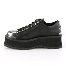 Carregar imagem no visualizador da galeria, Zapatos con plataforma Demonia GRAVEDIGGER-04 Negro Piel vegana
