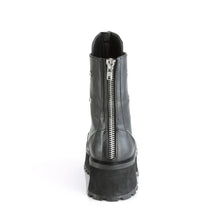 Carregar imagem no visualizador da galeria, Zapatos con plataforma Demonia GRAVEDIGGER-10 Negro Piel vegana
