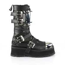 Load image into Gallery viewer, Zapatos con plataforma Demonia GRAVEDIGGER-250 Negro Piel vegana
