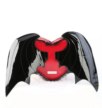 Load image into Gallery viewer, Calzado Demonia HB-214 Negro-Rojo Charol
