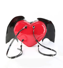 Load image into Gallery viewer, Calzado Demonia HB-214 Negro-Rojo Charol
