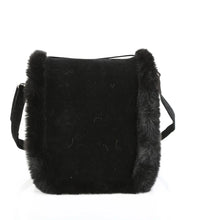 Load image into Gallery viewer, Calzado Demonia HB-663 BLK FAUX SUEDE-FAUX FUR
