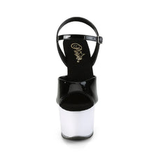 Load image into Gallery viewer, Tacones Pleaser ILLUMINATOR-709 Negro Charol White
