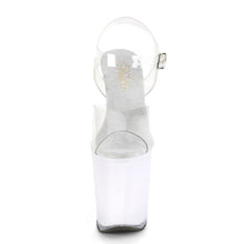 Load image into Gallery viewer, Tacones Pleaser ILLUMINATOR-808 Transparente White Glow
